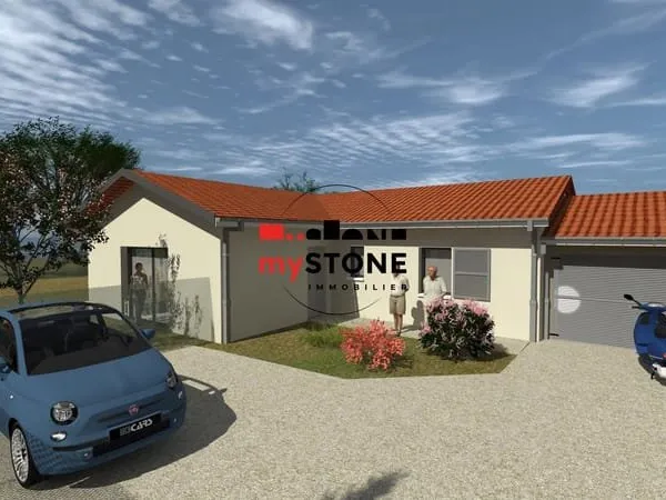 SAINT TRIVIER SUR MOIGNANS - Maison de plain pied neuve 90.62 m²