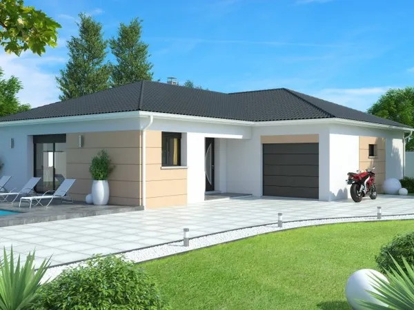 Terrain + maison 128 m²