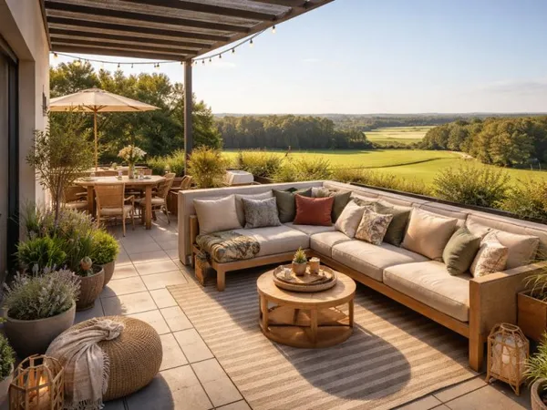 2 min Frontière LUX T4 Standing Dbl terrasse 35 m2