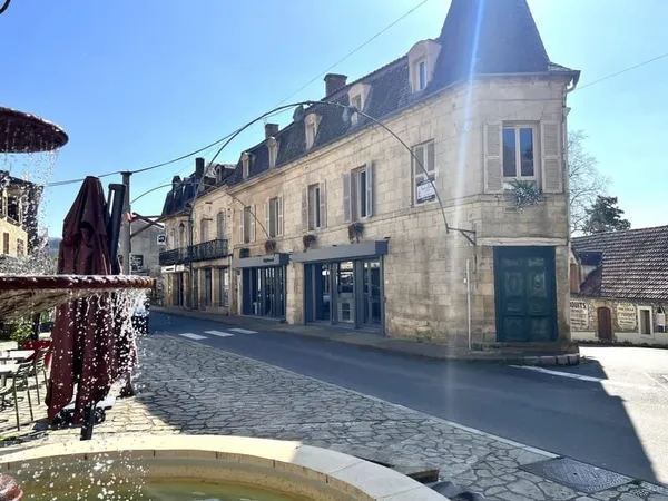 Grande propriété en centre-ville, actuellement agencée en tro