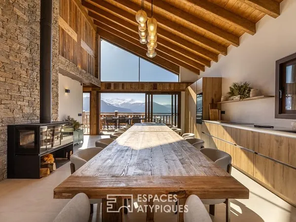 Chalet d'architecte avec vue panoramique à Font-Romeu