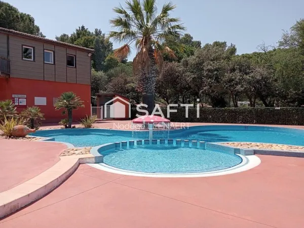 Chalet climatisé 6pers/PISCINE/PARKING