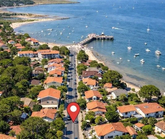 Andernos-les-bains- Terrain viabilisé 400 m² - 240 m² constructibles - Piscine possible