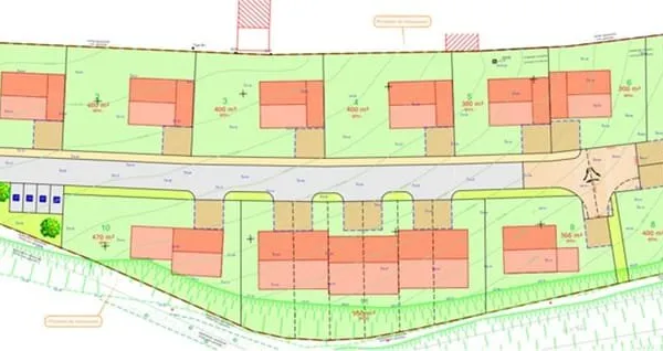 Terrain 400 m²