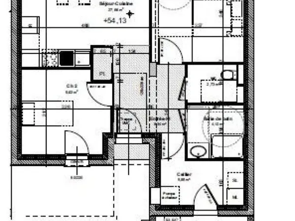LAIZE-CLINCHAMPS.Pavillon neuf de 70 m². 230 000€