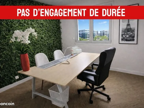 Votre bureau privé sans engagement de durée, pas cher et meublé à Vélizy