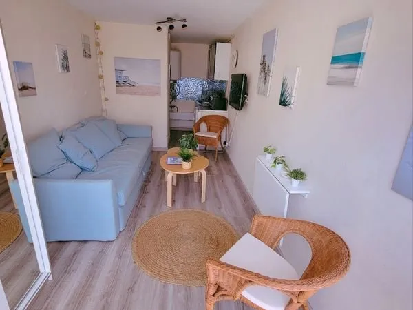 2 studios cosy 17m²
