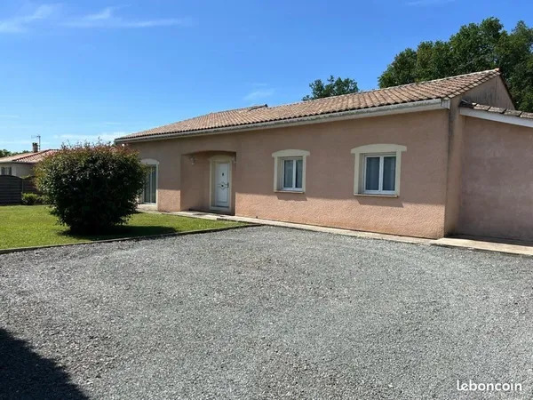 Maison plain-pied 138 m² - Véranda - Terrain 1141 m² - Moulis-en-Médoc