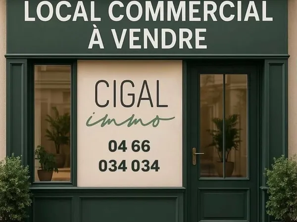 À VENDRE - Local commercial à La Calmette