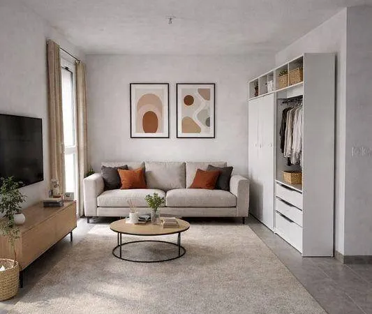 Studio 1 pièce 34 m²