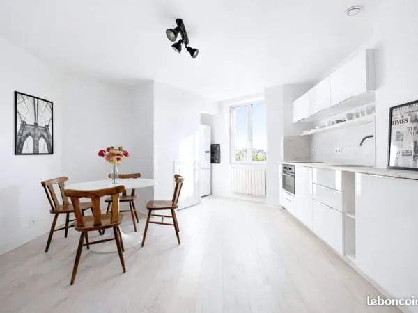 3 pièces meublé de 59m², entre gare et centre ville