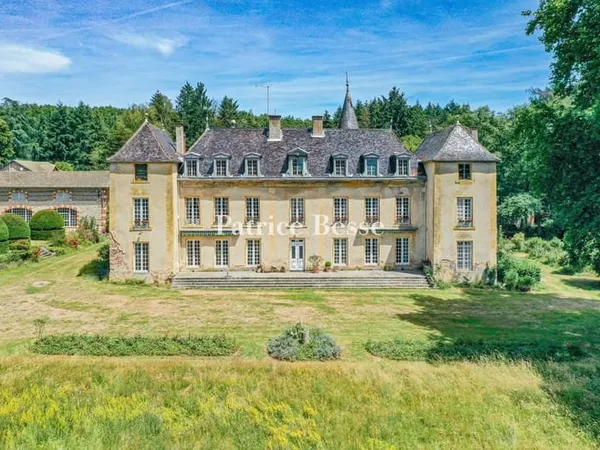 Au sud de la Bourgogne, un important domaine à rénover des 18e et 19e s. Avec château, dépendances,