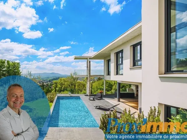 Villa contemporaine d'exception avec piscine dans un cadre idyllique avec vue panoramique !