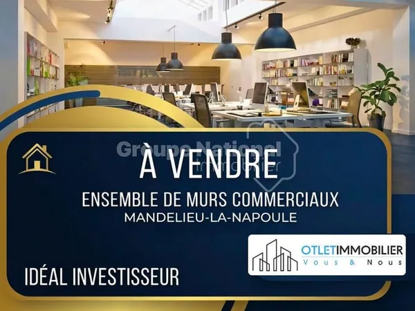 Opportunité à Mandelieu, ensemble de Murs Commerciaux vendu loué !
