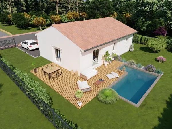 Maison neuve trois chambres