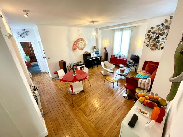 Vends appartement 4 pieces, 3 chbres, 75m² lumineux