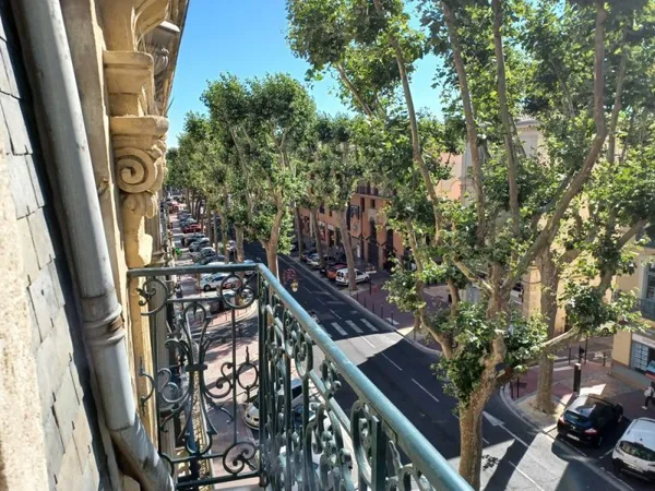 Narbonne T3 meublé chic et lumineux proche des quais