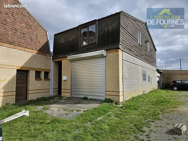 Entrepôt 90 m² Beaucamps-Ligny