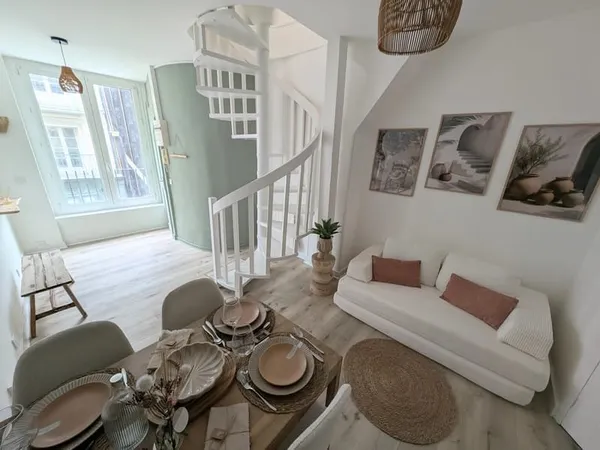 DIEPPE QUARTIER SAINT REMY - APPARTENT F2 EN PARFAIT ETAT - VENDU MEUBLE