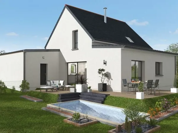 Projet de construction d'une maison 118 m² avec terrain à SAINT-AUBIN-DU-CORMIER (35)