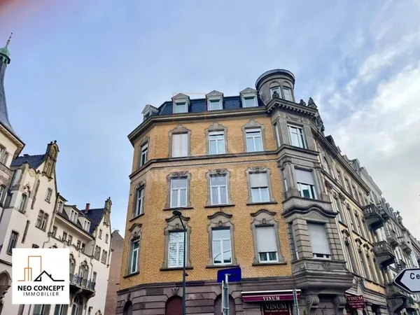 Appartement de type F1 de 27,68 m² Carrez avenue des Vosges à STRASBOURG.