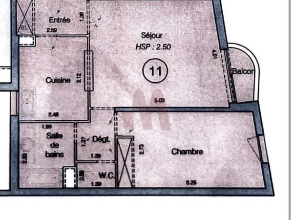 Vends T2 - 52m² - Puteaux 92800