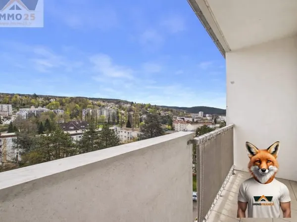 Appartement T3 au 8ème étage avec ascenseur, tram au pied de l