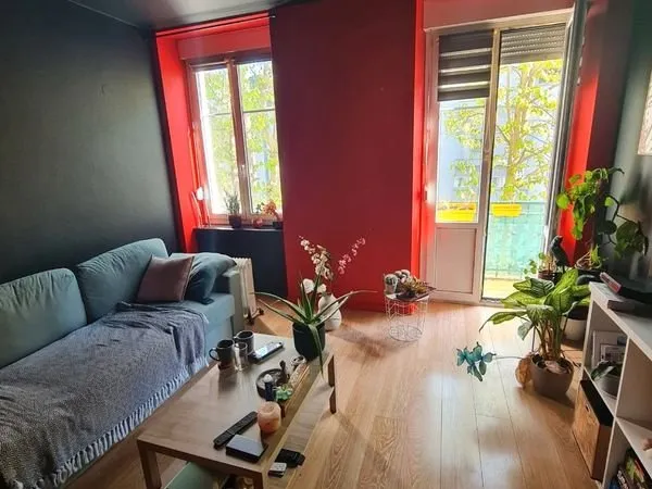 F2 50m2 balcon meublé Mulhouse