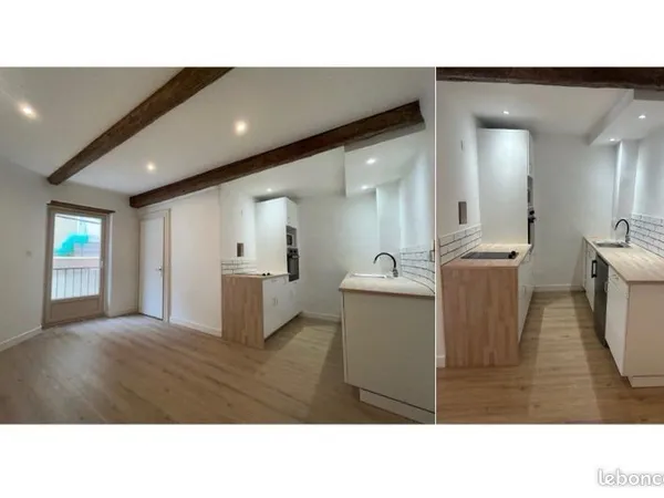 Maison centre ville rénovée avec garage