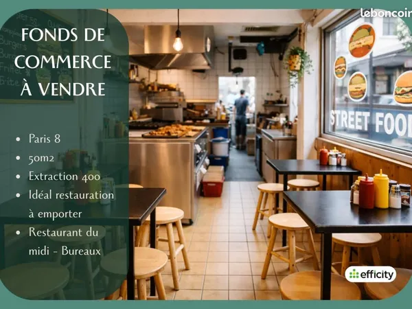 Fonds de commerce 48 m²
