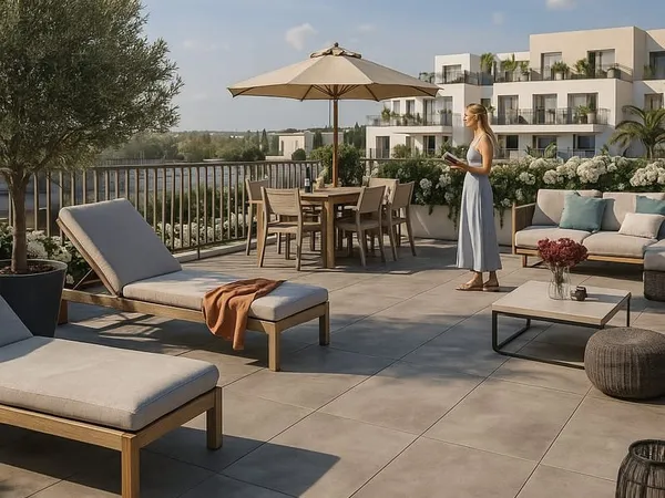 INCROYABLE ! 3 PIECES NEUF 65 M² AVEC TERRASSE 38 M² PLEIN SUD PROCHE RER A