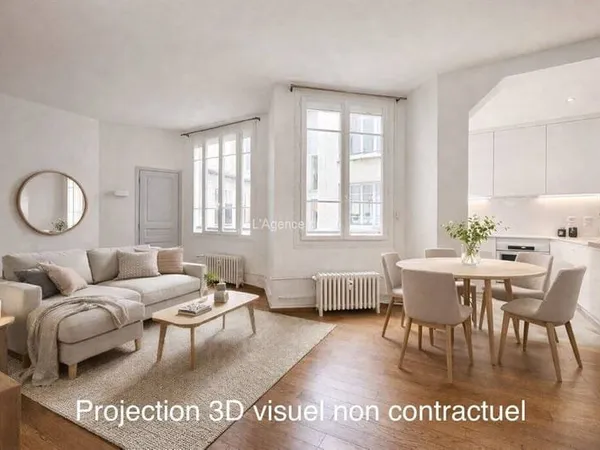Appartement 2 pièces 52 m²