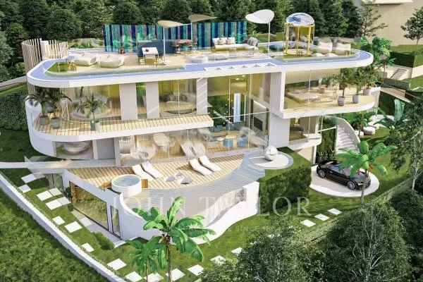 Projet neuf : Villa exceptionnelle avec vue mer panoramique