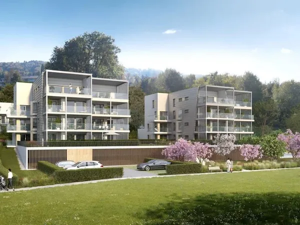Appartement T2 avec vue lac, garage et prestations haut de gamme à Évian-les-Bains