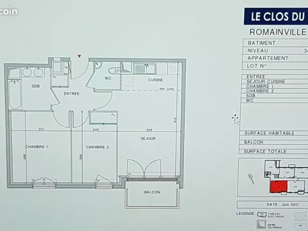 Location 3P - Romainville (bas)