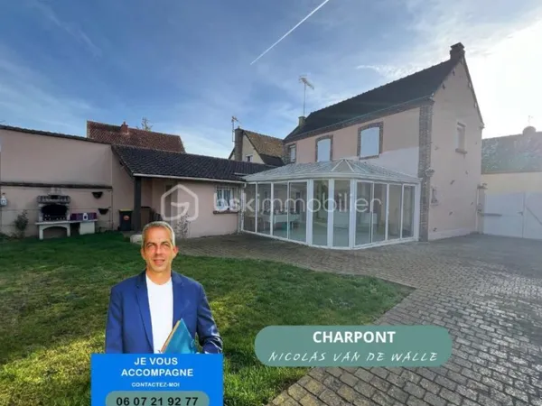 Maison familiale 7 pièces de 122 m² avec jardin de 600 m2 environ