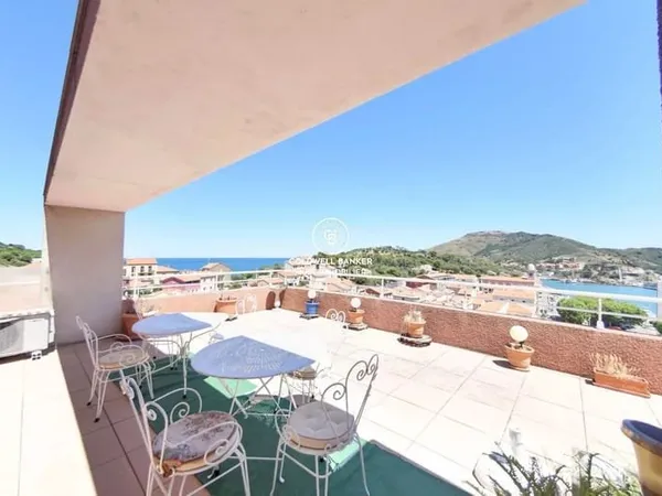 PORT-VENDRES - Appartement T3 avec vue exceptionnelle sur la Côte Vermeille