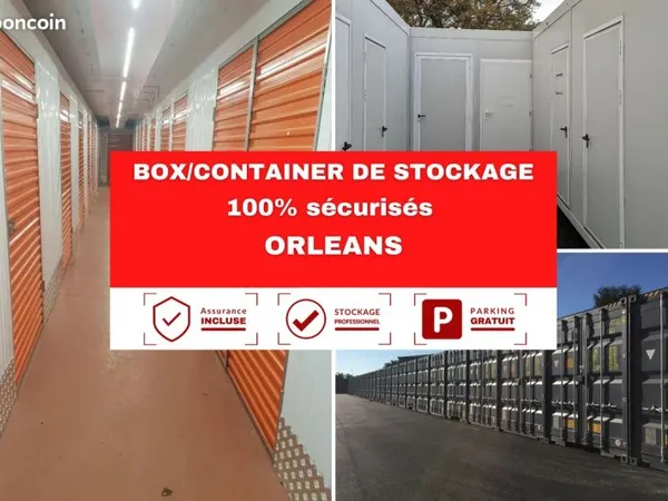 Box à louer - Garde meuble / Orléans / 2 m²