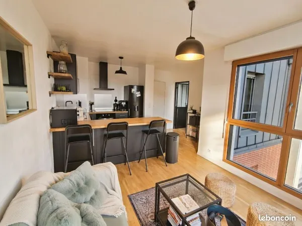T2 Lumineux 41m² avec place de parking au sous-sol - Écoquartier Asnières - 270 000