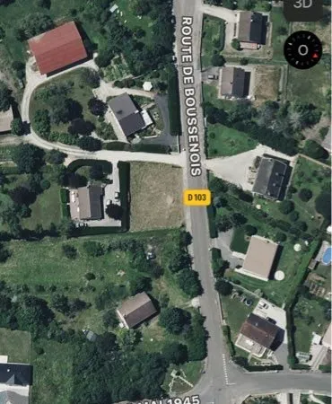 Terrain constructible 622m2 Selongey
