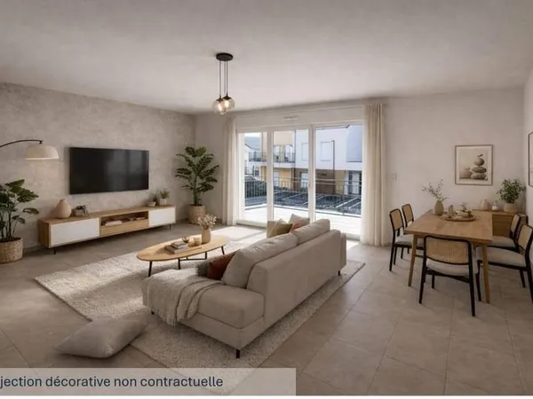 Appartement 3 pièces 64 m²
