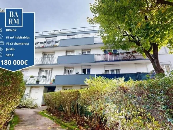 Appartement 3 pièces 61 m²