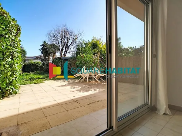 2 PIECES BIS AVEC JARDIN ET GARAGE - 90m² d'exterieur - ANTIBES