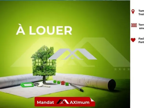 Terrain 3 600 m² Trois Mares idéal stockage ou activité profe