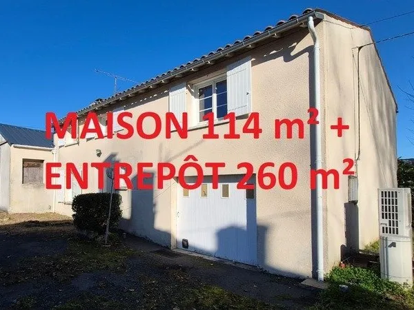 Maison à vendre 5 pièces SAINT SAVINIEN (17)