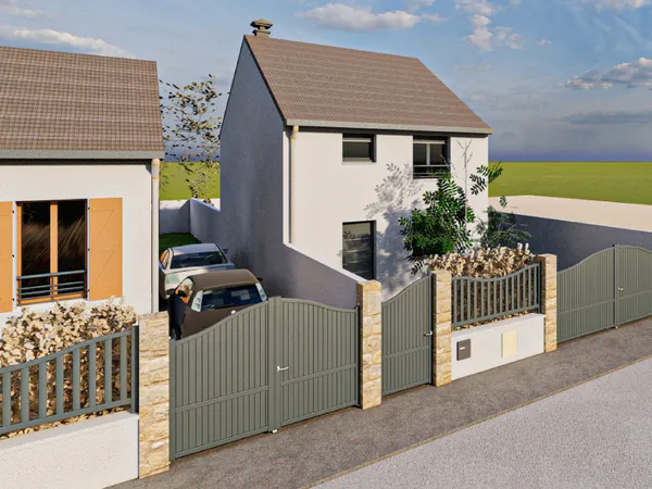 Terrain Arnouville 220 m2 proche gare - 100m² hab. environ
