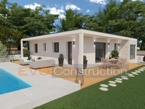 Terrain + maison 80 m²