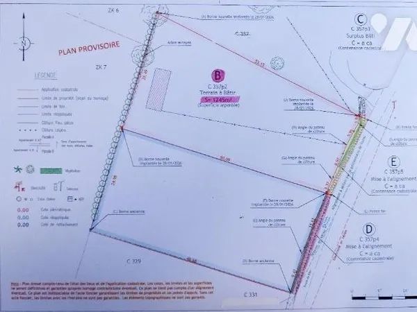 Terrain 1200 m²