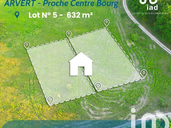 Terrain 632 m²