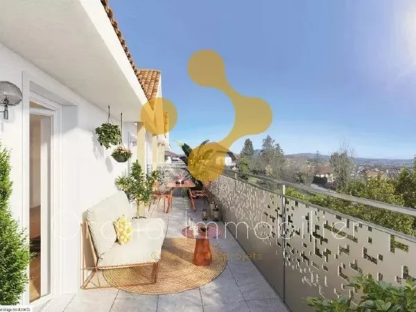 T2 avec terrasse, dernier étage! Frais de notaires offerts